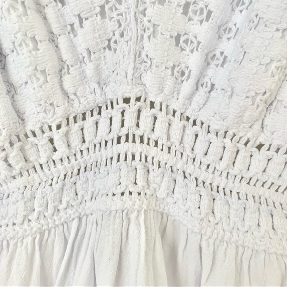 | crochet backless tie halter beach summer cover up dress | - Picture 7 of 10